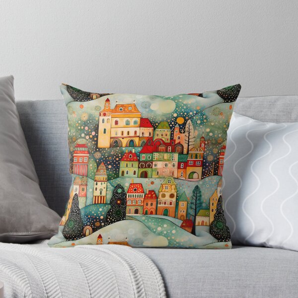 Item preview, Colorful Christmas Village I designed and sold by the-lamplighter.