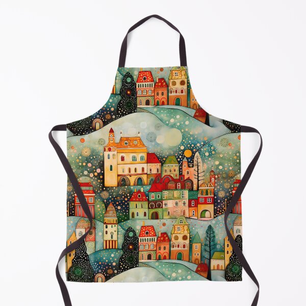 Item preview, Colorful Christmas Village I designed and sold by the-lamplighter.