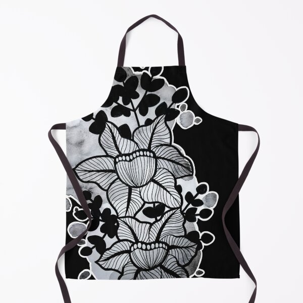 Item preview, Gray Watercolor Flowers Ellen designed and sold by BEATRIZKOBORI.