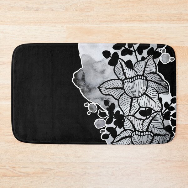 Item preview, Gray Watercolor Flowers Ellen designed and sold by BEATRIZKOBORI.