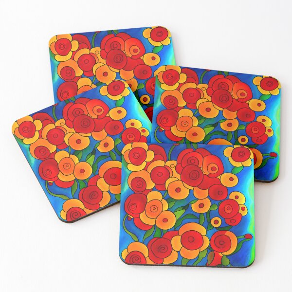 Item preview, Kaleidoscope Blooms designed and sold by CraftFusionArt.