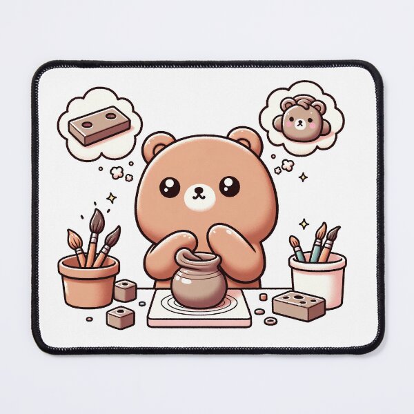 Item preview, Clayful Creations: Potter Bear Molding Kawaii Masterpieces designed and sold by PuffPuffPrint.