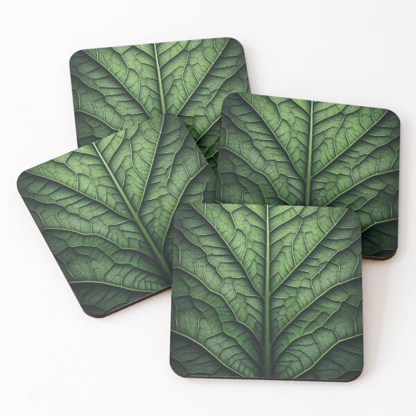 Item preview, Green leaf designed and sold by blackwhiteblue.