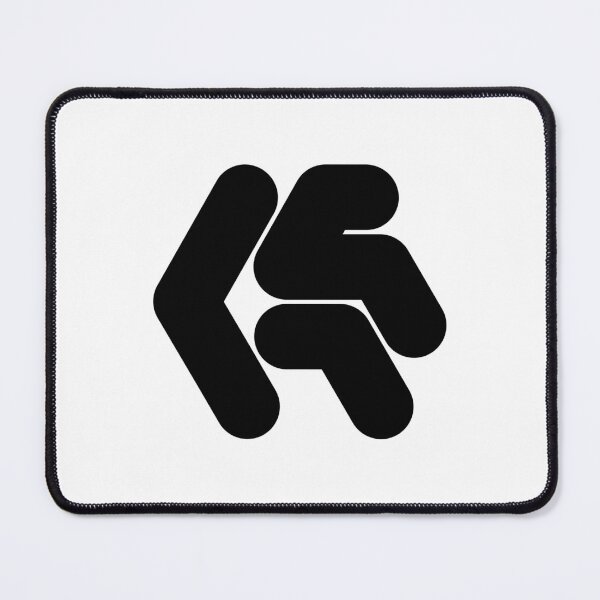 Item preview, Abstract hexagonal geometric: Black Uppercase Letter K designed and sold by SnedLab.