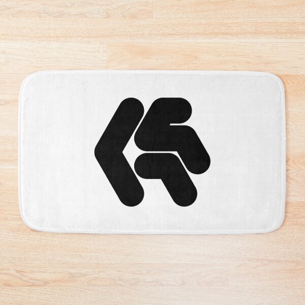 Item preview, Abstract hexagonal geometric: Black Uppercase Letter K designed and sold by SnedLab.
