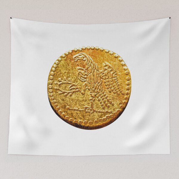 Item preview, Realistic Digital illustration of the Historic Dacian Heritage Koson Gold Coin designed and sold by House of Sadu by Craitza.
