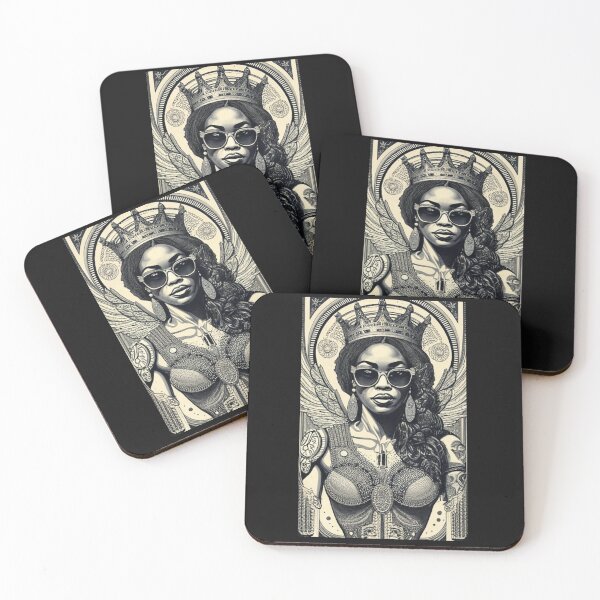 Item preview, Queen with glasses designed and sold by TeeGraphicPro.