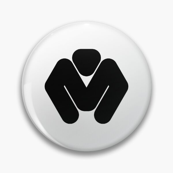 Item preview, Abstract hexagonal geometric: Black Uppercase Letter M designed and sold by SnedLab.