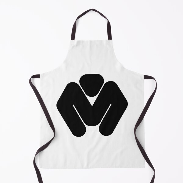 Item preview, Abstract hexagonal geometric: Black Uppercase Letter M designed and sold by SnedLab.