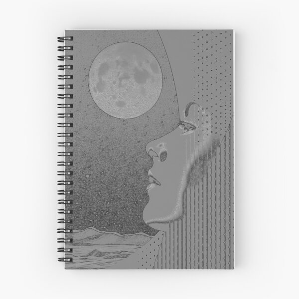Item preview, Face And The Moon Grey Version designed and sold by jenmountainen.