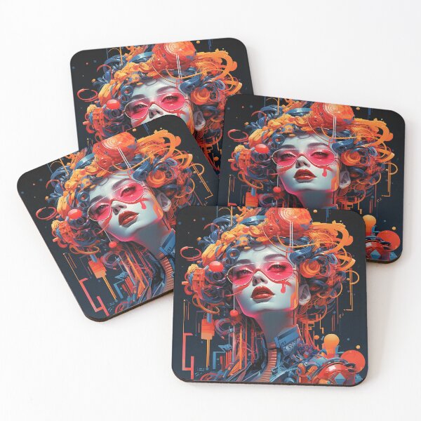 Item preview, Art Design Beautiful Cyber Woman designed and sold by Junkie Ai.