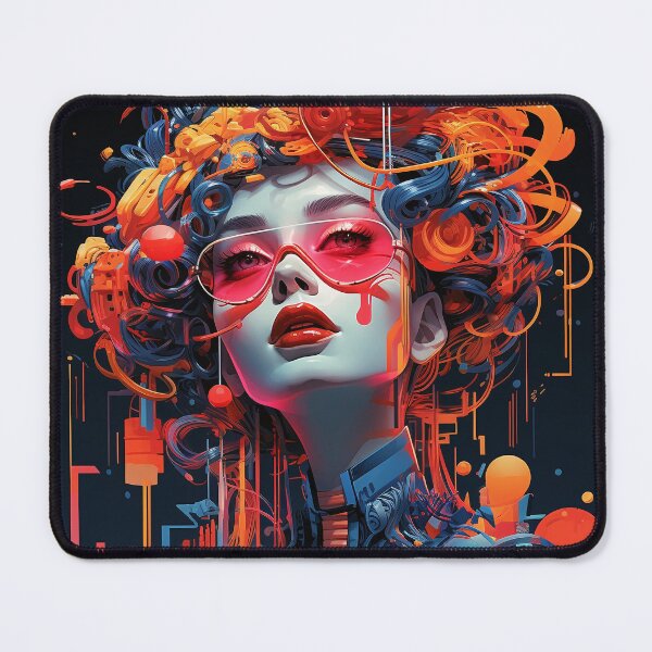 Item preview, Art Design Beautiful Cyber Woman designed and sold by Junkie Ai.
