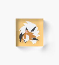 Lycanroc - Dusk Form Acrylic Block