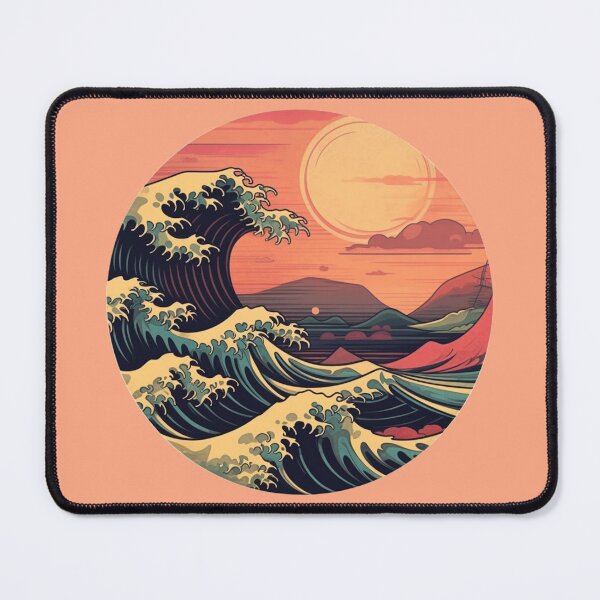 Item preview, Japanese Wave Serenity designed and sold by HiredJustice.