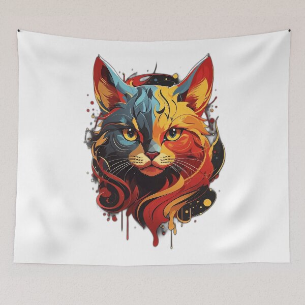 Item preview, Cat's Whisker Wonder: Feline Face. designed and sold by Dipab121.