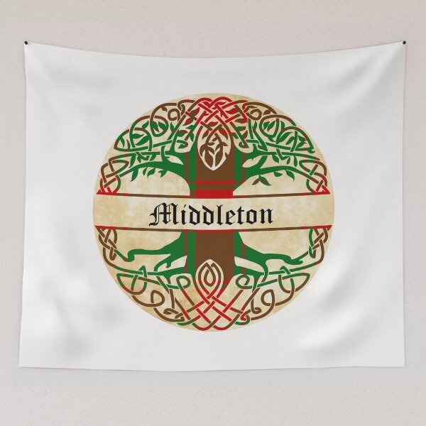 Item preview, Middleton Tree of Life Clan Scottish Surname tartan designed and sold by BagTown Clans.
