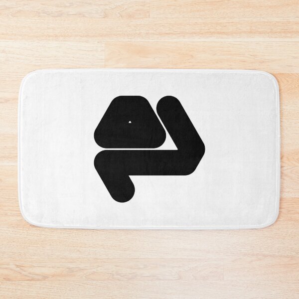 Item preview, Abstract hexagonal geometric: Black Uppercase Letter P designed and sold by SnedLab.