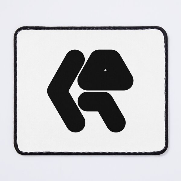 Item preview, Abstract hexagonal geometric: Black Uppercase Letter R designed and sold by SnedLab.
