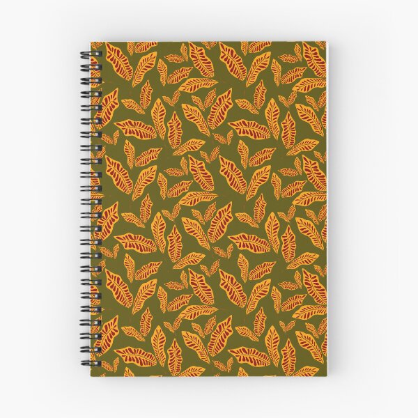 Item preview, Dark yellow leaf pattern designed and sold by garrixMart.