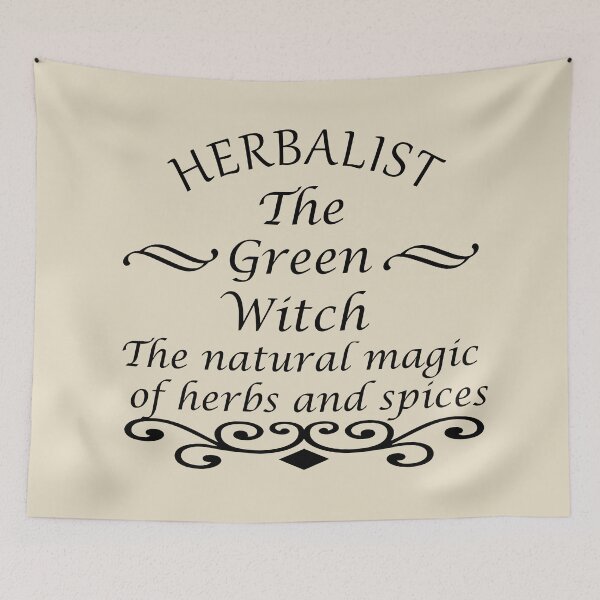 Item preview, Herbalist - The green witch magic of herbs and spices designed and sold by Alexaltay.
