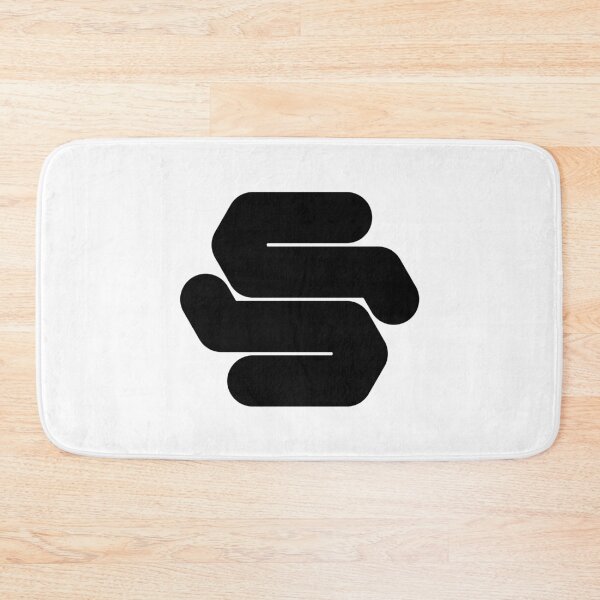 Item preview, Abstract hexagonal geometric: Black Uppercase Letter S designed and sold by SnedLab.