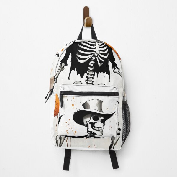 Item preview, Halloween Skeleton Pumpkin Head - T-Shirt designed and sold by PrintyArts.