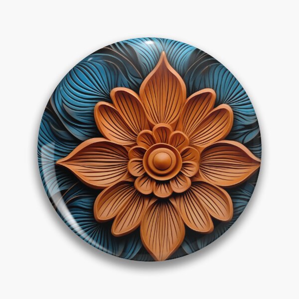 Item preview, leather embossed lotus flower digital art poster designed and sold by dcrc.
