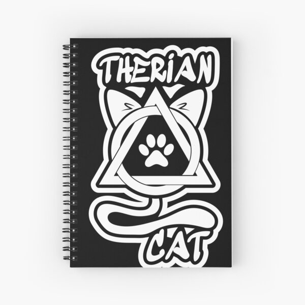  Therian Spirit Notebook: Wolf Mask Lined Journal