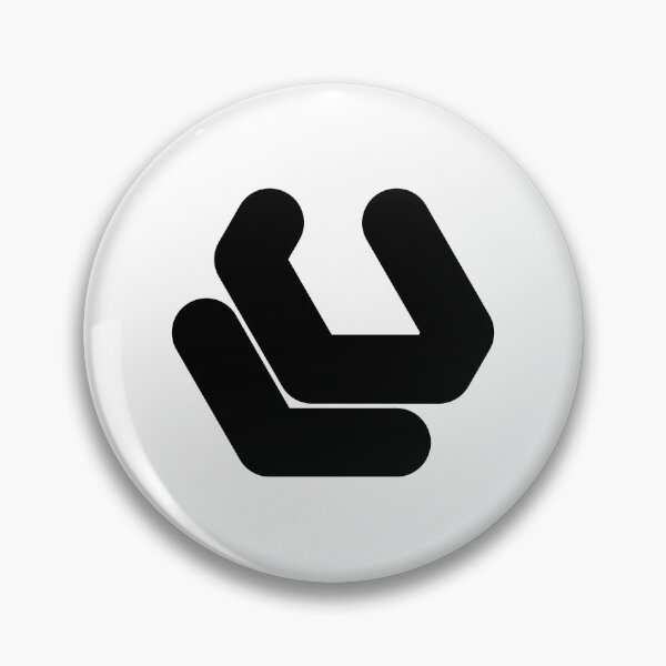 Item preview, Abstract hexagonal geometric: Black Uppercase Letter U designed and sold by SnedLab.