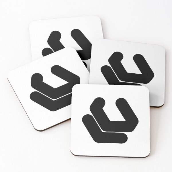 Item preview, Abstract hexagonal geometric: Black Uppercase Letter U designed and sold by SnedLab.
