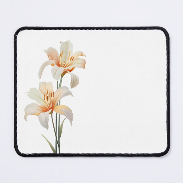 Item preview, White lily flowers, watercolor style designed and sold by ktmthrs.