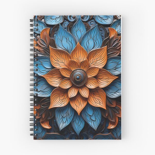 Item preview, leather embossed lotus flower digital art poster designed and sold by dcrc.