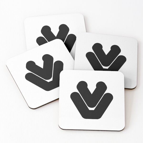 Item preview, Abstract hexagonal geometric: Black Uppercase Letter V designed and sold by SnedLab.