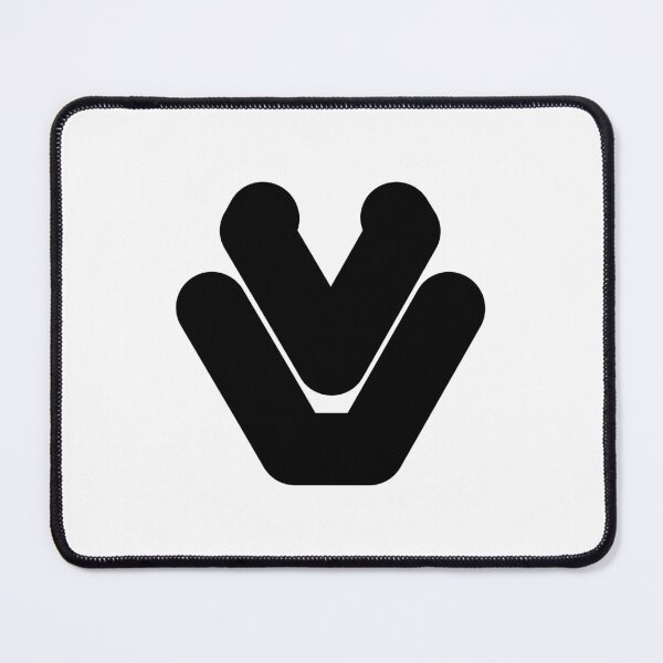 Item preview, Abstract hexagonal geometric: Black Uppercase Letter V designed and sold by SnedLab.