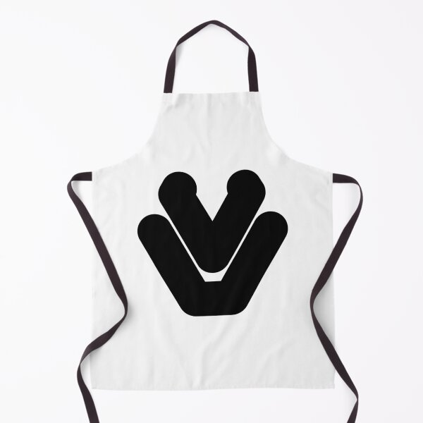 Item preview, Abstract hexagonal geometric: Black Uppercase Letter V designed and sold by SnedLab.
