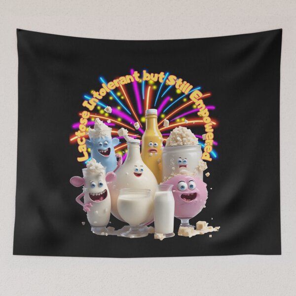Item preview, LACTOSE INTOLERANCE BUT STILL  EMPOWERED designed and sold by carlos crane.