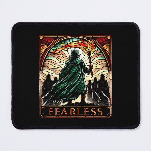 Item preview, Fearless Leader Agains Shadowy Foes - Stained Glass Art - Fantasy designed and sold by Fenay Designs.