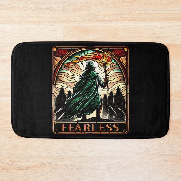 Item preview, Fearless Leader Agains Shadowy Foes - Stained Glass Art - Fantasy designed and sold by Fenay Designs.