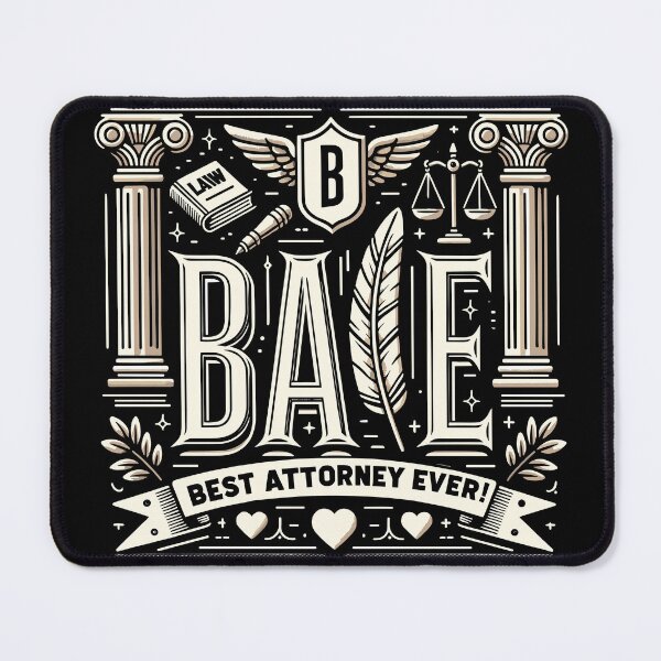 Item preview, BAE: BEST ATTORNEY EVER! designed and sold by TeesYouWant.