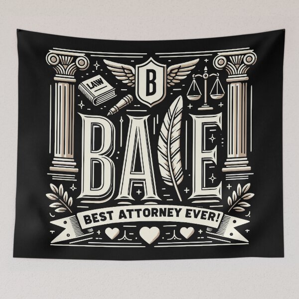 Item preview, BAE: BEST ATTORNEY EVER! designed and sold by TeesYouWant.