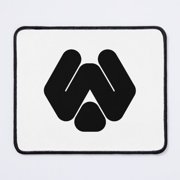 Item preview, Abstract hexagonal geometric: Black Uppercase Letter W designed and sold by SnedLab.