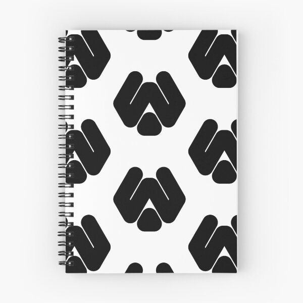 Item preview, Abstract hexagonal geometric: Black Uppercase Letter W designed and sold by SnedLab.