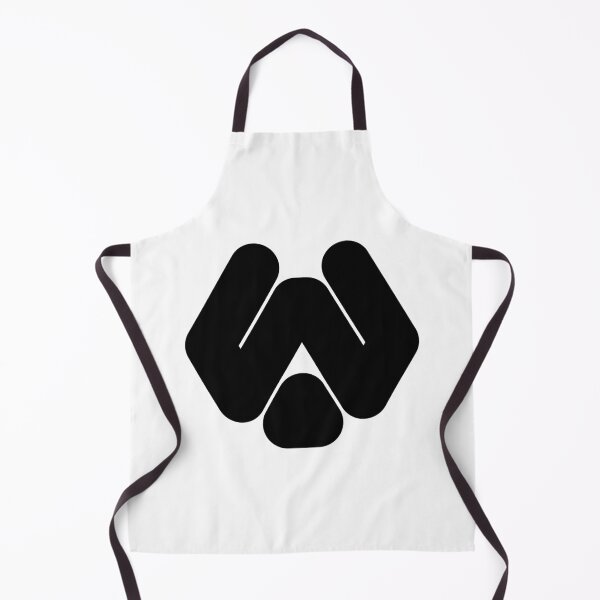 Item preview, Abstract hexagonal geometric: Black Uppercase Letter W designed and sold by SnedLab.
