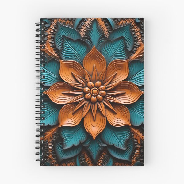 Item preview, leather embossed lotus flower digital art poster designed and sold by dcrc.