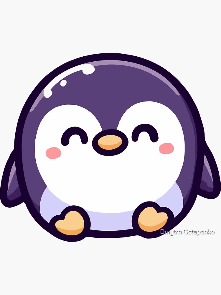 purple dancing club penguin meme sticker Sticker for Sale by misssallyb