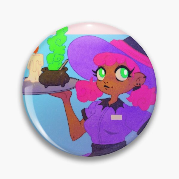 Item preview, Retro Witch Café designed and sold by BurdockMadness.