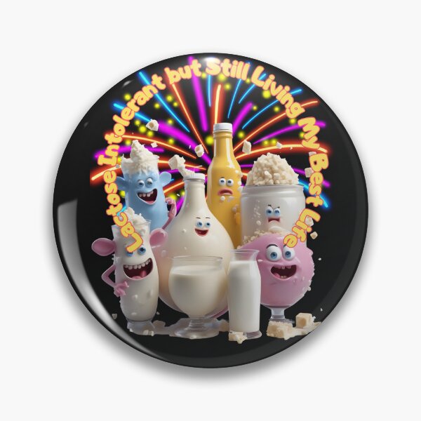 Item preview, LACTOSE INTOLERANCE BUT STILL  LIVING MY BEST LEFE designed and sold by carlos crane.