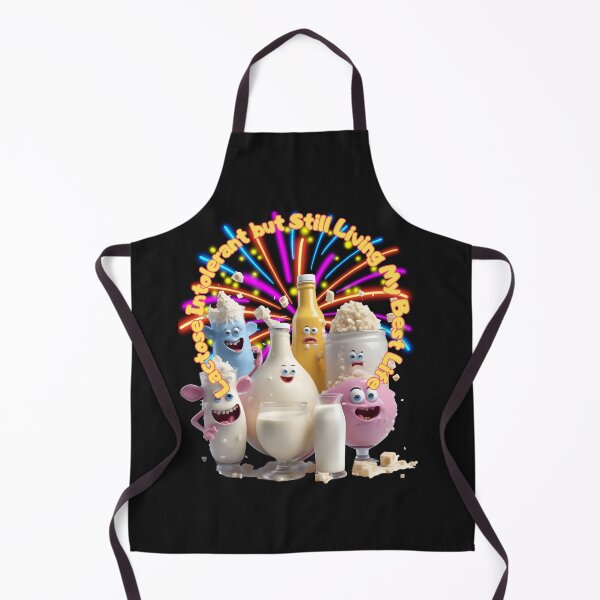 Item preview, LACTOSE INTOLERANCE BUT STILL  LIVING MY BEST LEFE designed and sold by carlos crane.