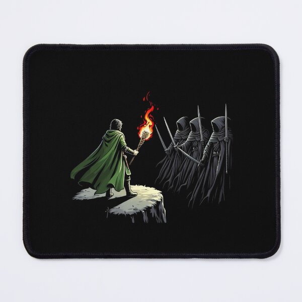 Item preview, A Guardian Confronts the Shadows - Fantasy designed and sold by Fenay Designs.