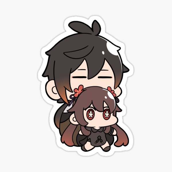 Item preview, Chibi Zhongli&Hutao designed and sold by Libylibyli.